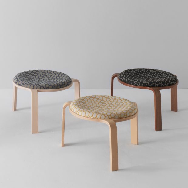Lounge stool premium ウォールナット